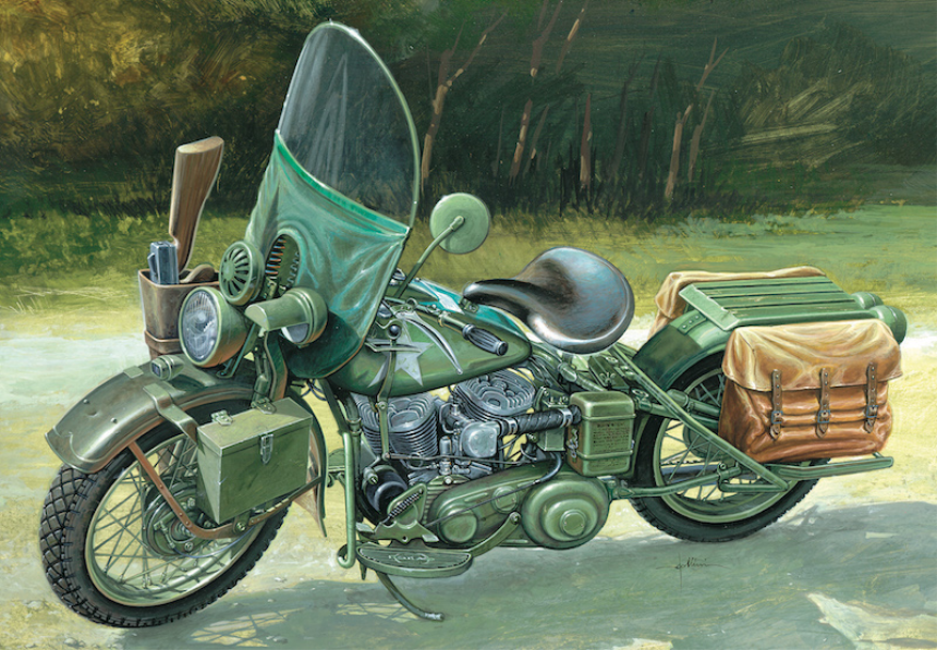 1/9 WLA 750 US Military Motorcycles