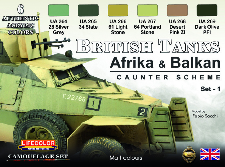 British Tanks  Afrika &amp; Balkan Caumter Scheme