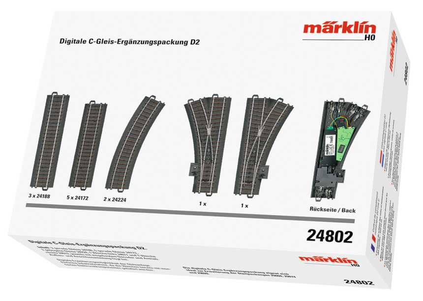 H0 Digitale C-Gleis Erg.pack.D2