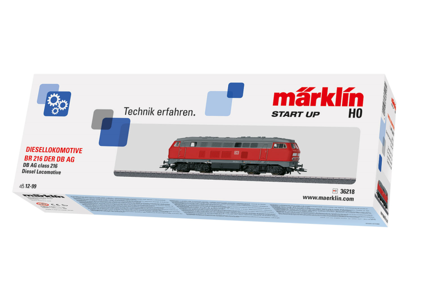 M&amp;#228;rklin Start up - Locomotive diesel BR 216