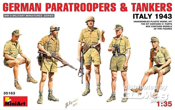 1/35 German Paratroopers &amp;amp; Tankers (Italy 1943)