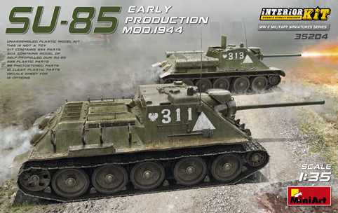 1/35 SU-85 Early Prod. 1944