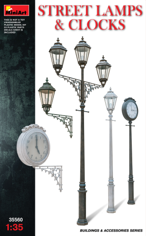 1/35 Street Lamps &amp;amp; Clocks