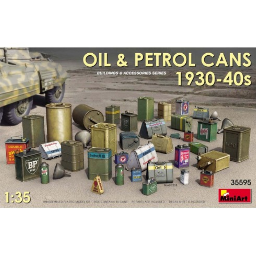 1/35 Oil &amp;amp; Petrol Cans 1930-40s
