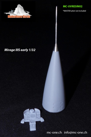 1/32 Mirage III S. Early. Nose &amp;amp; IP