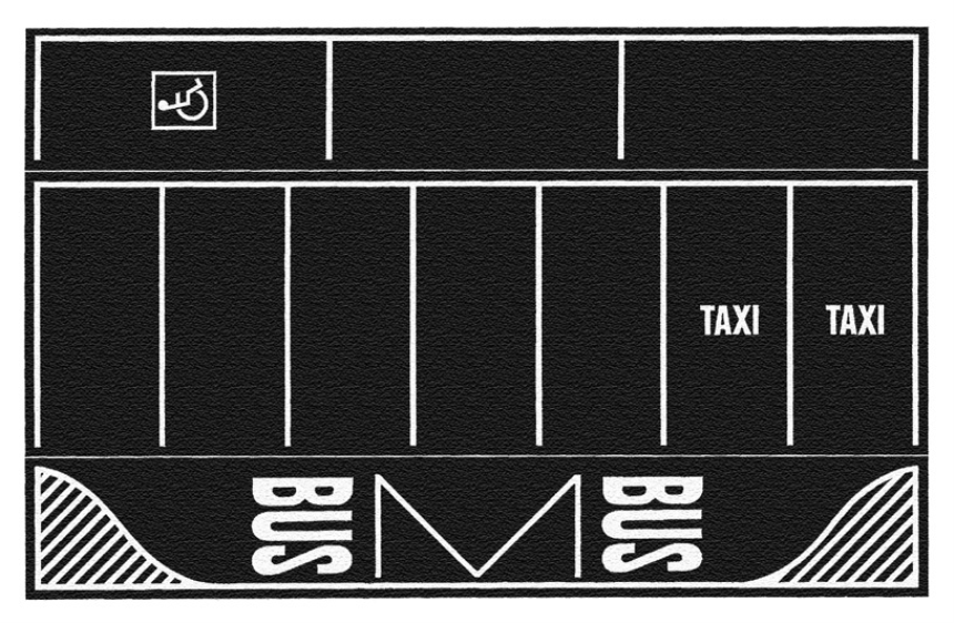 H0 Parkplatz Asphalt
