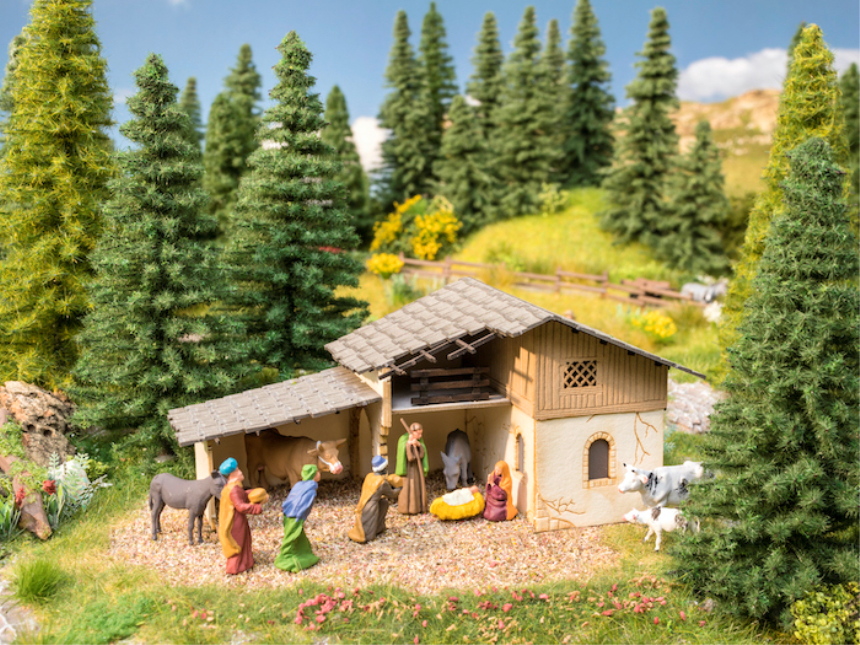 H0 L-C Themen-Set Weihnachtskrippe
