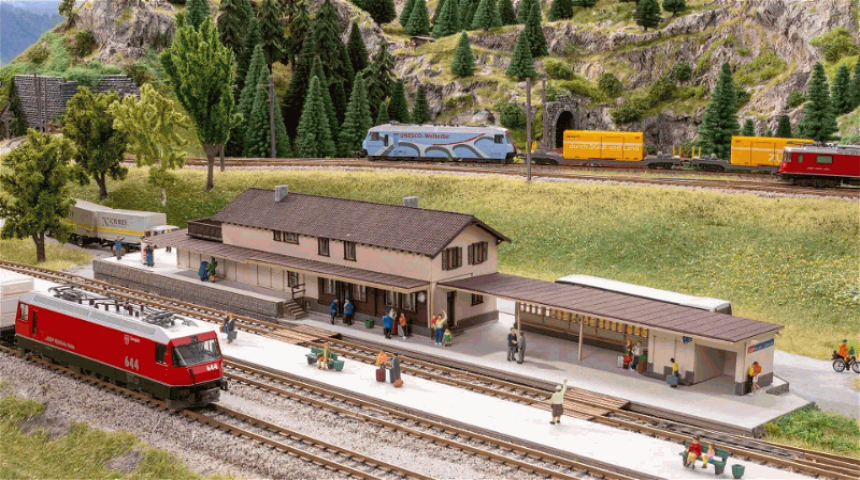 H0 L-C Bahnhof Berg&amp;#252;n