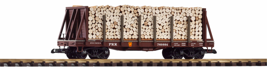 G PRR 4-achsiger Rungenwagen G mit Ladung
