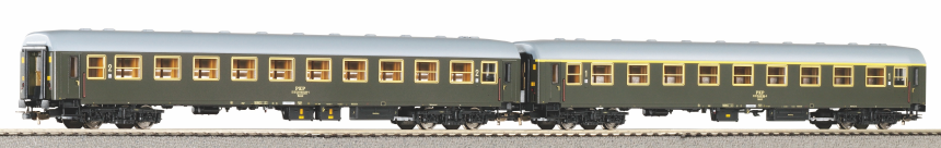 H0 2er Set Personenwg. 111A PKP und 112A PKP Ep. IV