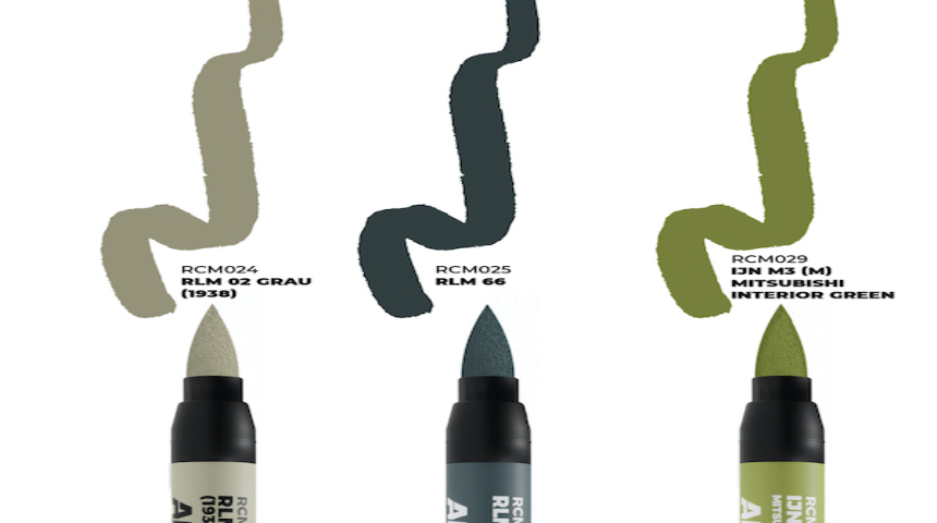 WWII Axis Aircraft Cockpit Colors MARKERSET