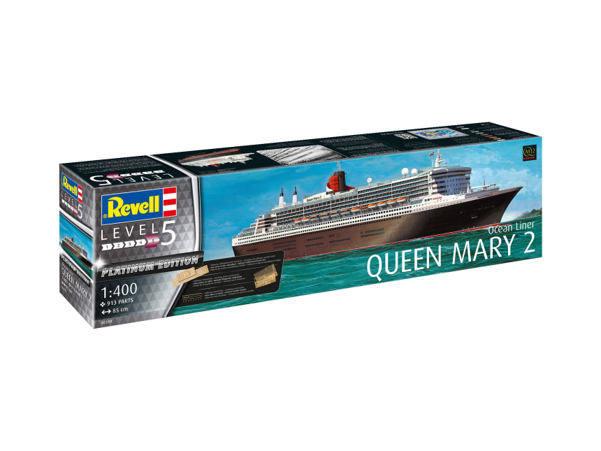 1/400 Queen Mary 2 PLATINUM Edition