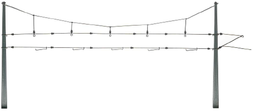 H0 Profi-Quertragwerk 0.7 mm. Bausatz o. Masten