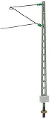 TT Gitter-Streckenmast 70 mm hoch. lackiert