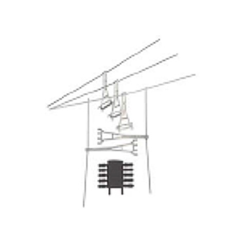 H0  B H&amp;#228;ngest&amp;#252;tze m.Seitenh.+Isolator (5 Stk.)Beutelp.