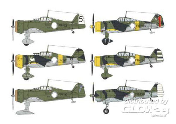 &quot;1/48Fokker D.XXI Duo Pack &quot;&quot;3.sarja&amp;4.sarja &quot;