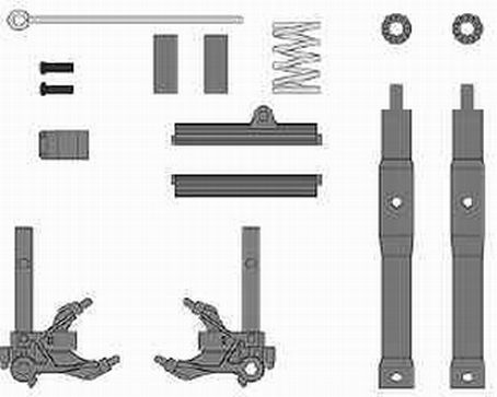 1/12 YZR-M1 05 Yamaha Front Fork Set