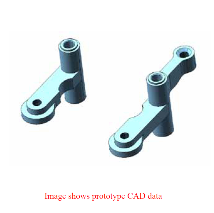 TB-04 ALU Steering Arms (L/R)