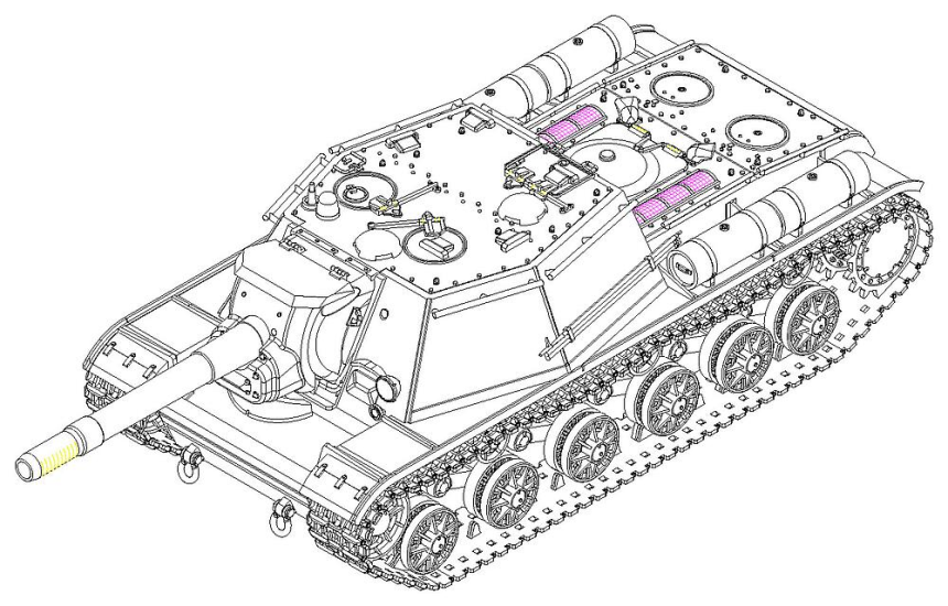 1/72 SU-152, Sp&#228;te Ausf&#252;hrung