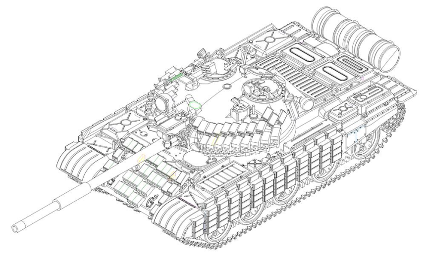 1/72 T62 ERA, Modell 1972