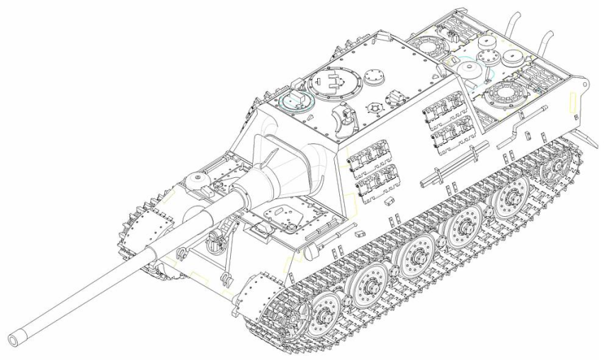 1/72 Jagdtiger mit 128mm pal