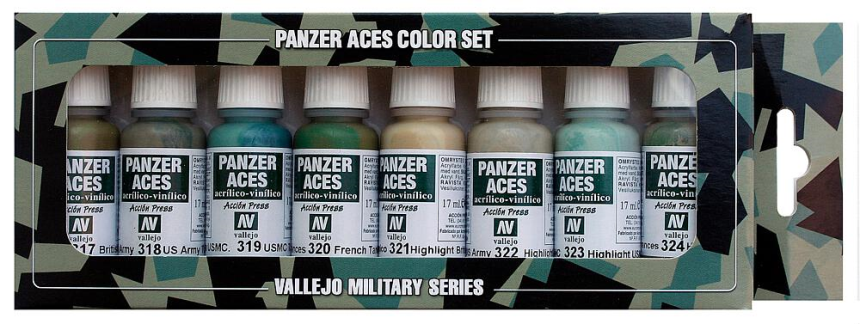 Farb-Set, Panzer - Uniformen