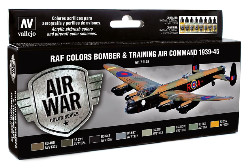 Farb-Set RAF Bomber &amp; Trainin