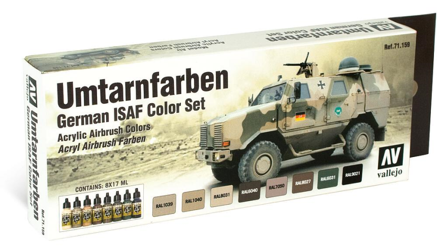 Farb-Set, Umtarnfarben-Set, N