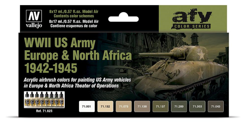 Color-Set, WWII US Army Europe/Africa