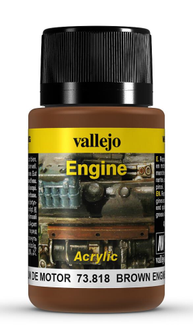 Brown engine soot, 40 ml