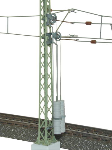 H0 Radspannwerk + Abspannm.