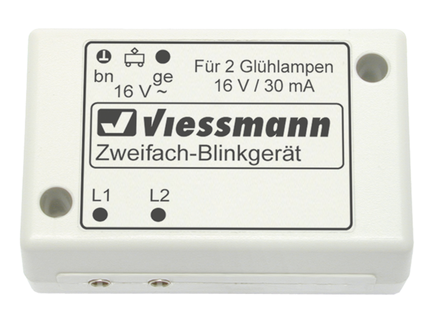 N Zweifach-Blinkgeraet, blau