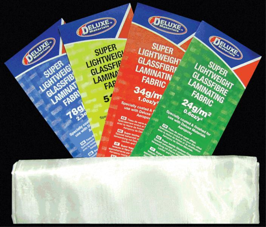 Glasfasergewebe Fibreglass Cloth 34g - 1m2