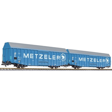 2-er Set G&#252;terwagen, Hbbks, DB, METZELER, Ep.IV