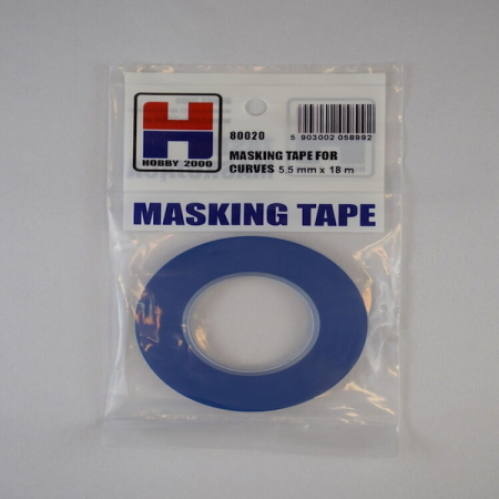 Kurven Maskierband  5.5 mm x 18m
