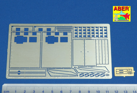 1/16 Rear fenders for Tiger I, Ausf.E-(Early version)