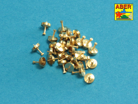 1/16 Turned imitation of Hexagonal bolts 0,85 x 1,30 mm x 30 pcs.