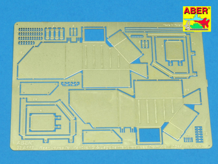 1/35 Rear boxes for Panther G from M.N.H.