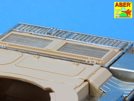 1/35 Grilles for Russian tank T-55 also Tiran 5