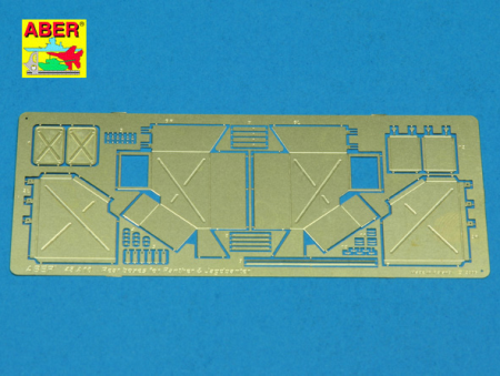 1/48 Rear boxes for Panther tanks & Jagdpanther