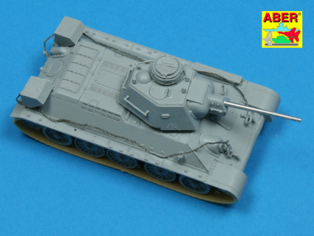 1/72 Soviet 76,2mm ZiS-5/F-34 tank barrel for KV-1 late &amp; T-34/76