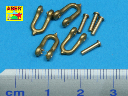 1/35 Early model shackle for Pz.Kpfw.VI Tiger Ausf B x 4 pcs