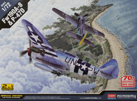 1/72 P-47D &amp; FW190A-8 Annv.70 Normandy Invasion 1944