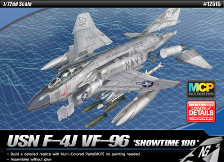 1/72 USN F-4J SHOWTIME 100 MCP