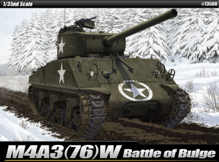 1/35 M4A3 76mm US ARMY BATTLE OF THE BULGE