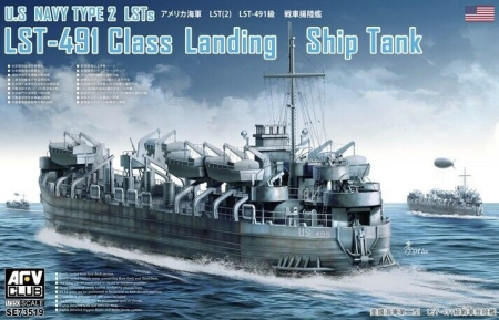 1/350U.S. Navy Type 2 LSTs LST-491 Class Landing Ship Tank