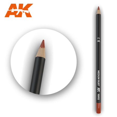 Watercolor Pencil Medium Rust (Cajas de 5 Quantity)
