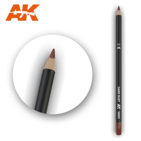 Watercolor Pencil Dark Rust 