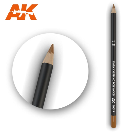 Watercolor Pencil Dark Chipping for wood (Cajas de 5 Quantity)