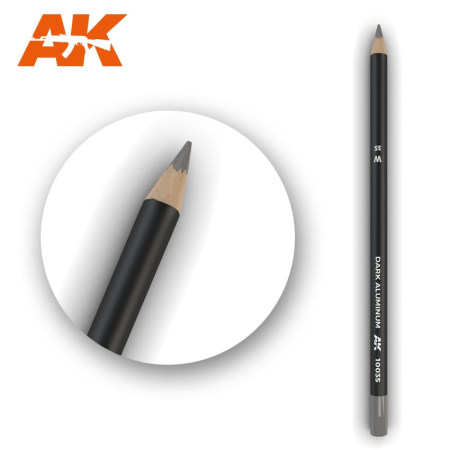 Watercolor Pencil Dark Aluminum Nickel (Cajas de 5 Quantity)